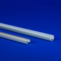 Profilé LED léger en aluminium pour bande LED, canal LED suspendu, profilé rond en aluminium pour LED commerciales