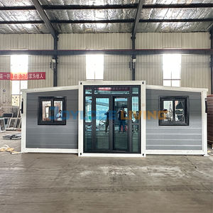 Casa Contenedor Prefabricada de Acero, Expandible, Plegable, Móvil, Modular, con Panel Solar, Diseño Contemporáneo, Apartamento, Dormitorio - Product Image 2