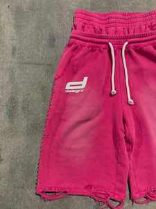 กางเกงขาสั้นซับเหงื่อผ้าฝ้ายเอวสูงสำหรับผู้ชายกางเกงขาสั้นสำหรับผู้ชายเอวสูงแบบมีเชือกรูดยาวถึงเข่าไม่ต้องเสียภาษี - Product Image 3