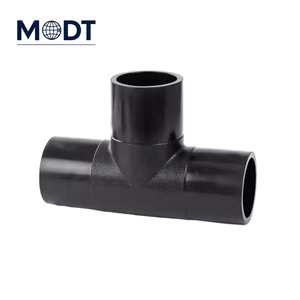 Bán buôn kích thước lớn mông Fusion phụ kiện bằng <span class=keywords><strong>TEE</strong></span> <span class=keywords><strong>HDPE</strong></span> hình dạng bất bình đẳng cho nước uống cung cấp nước uống đường ống nước: - Product Image 6