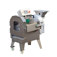 Cortador de Patatas Multifuncional, Rebanador de Verduras Automático, Picador de Acero Inoxidable, Procesador de Alimentos Eléctrico de Doble Cabezal, Comercial