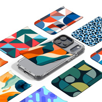 Étui de téléphone portable magnétique Shine-E Luxury TPU+PC pour 13/14/15/16 Pro Max/Air - Impression personnalisée, coques arrière remplaçables