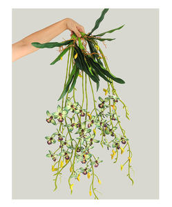 Orchidées suspendues de haute qualité fleur artificielle vraie touche <span class=keywords><strong>Brassia</strong></span> orchidée pour la décoration de plafond d'événement à la maison - Product Image 2