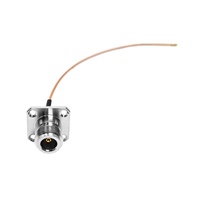 Câble RF flexible N femelle 4 trous à U.FL RG178 50 ohms pour l'interconnexion des équipements de communication sans fil