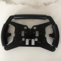 Volante de Carreras de Fibra de Carbono Hecho a Medida OEM para Simulación de Carreras, Controlador de Juegos de Carreras, Volante de Juego de Carreras de Fibra de Carbono