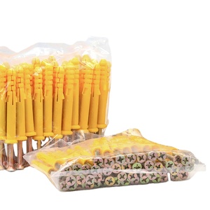 Ancrages en plastique expansibles de fixation de cadre en nylon jaune Offres Spéciales - Product Image 4