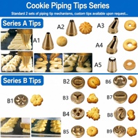 Máquina Automática para Depositar Galletas con Sistema de Control PLC Multilingüe para Panaderías y Confiterías Comerciales