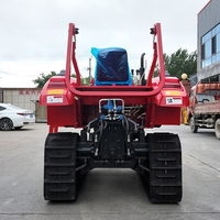 Traktor Pertanian Multiguna Bersertifikasi CE, Traktor Pertanian Mini 60hp 80hp 100hp, Traktor Tipe Crawler Amfibi