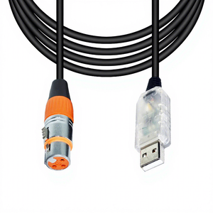 <span class=keywords><strong>Cable</strong></span> de Consola USB <span class=keywords><strong>DMX</strong></span> con Línea de Depuración RS485 FT232R para Control de Iluminación de Escenario - Product Image 1