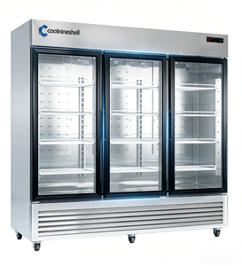 Refrigerador Comercial de Exhibición con Control Digital, de Acero Inoxidable, de 3 Puertas, con Sistema de Refrigeración Independiente ETL - Product Image 2