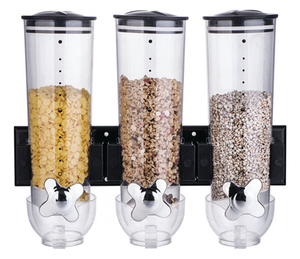 High Clear Plastic Gravity Dispenser gravity feed dispenser candy dispenser for zero waste store