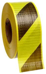 Cinta de Barrera Reforzada No Adhesiva para Control de Multitudes y Obras de Construcción - Product Image 2