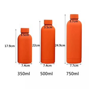 כפול קיר נירוסטה drinkware 350ml 500ml 750ml אקווה ואקום בקבוק כושר כוס ספורט מבודד מים בקבוק - Product Image 5