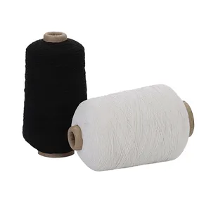100 #7575袜子针织弹性橡胶线乳胶包覆纱橡胶涤纶纱