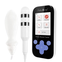 KM500Pro Tonificador de Kegel Portátil para Mujeres, Juego de Entrenamiento de Kegel, Modos de Entrenamiento, Estimulación Neumática, Entrenador de Músculos Pélvicos, ABS Médico, 2.8 Pulgadas