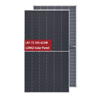LR7-72HGD 585W-620W pour LONGi Hi-MO7 610W 615W Module PERC monocristallin 144 Panneau solaire demi-cellule haute puissance 585W-620W Bipv