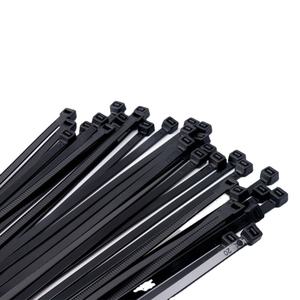 100 قطعة 8*300 مللي متر نايلون رباط للكابل التفاف حزام البريدي المنظم ربط حزام التوتر حلقة بلاستيكية الأسلاك - Product Image 1