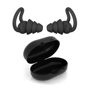 ที่อุดหูซิลิโคนแบบโฟม ดีไซน์ใหม่ ใช้ซ้ำได้ พร้อมกล่องเก็บ สำหรับนอนหลับ ว่ายน้ำ คอนเสิร์ต ปลอดภัยอย่างแท้จริง - Product Image 3