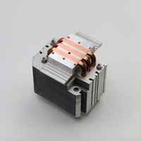 Custom-made CPU Cooler LED Luminaire Heat Sink Pure Copper Heat Pipe Radiator for Photography and RAM Support OEM ODM