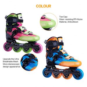 Marque <span class=keywords><strong>célèbre</strong></span> Abec7 Pro, semelle extérieure en Fiber de carbone, Pu 4 roues, patins à roulettes pour femmes - Product Image 4
