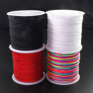 <span class=keywords><strong>Bracelet</strong></span> fil en nylon <span class=keywords><strong>macramé</strong></span> 0.8mm chaîne de perles bricolage 47 couleurs cordon de fabrication de bijoux pour bijoux à bricoler soi-même composants de résultats de bijoux - Product Image 4