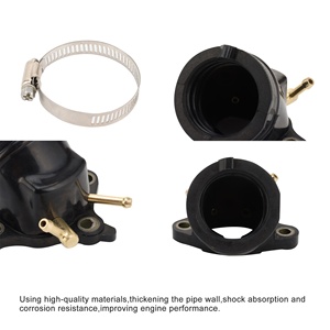 GOOFIT Collettore di Aspirazione Carburatore Moto Ricambio per 4 Tempi Beverly 125 Piaggio X8 X9 <span class=keywords><strong>Vespa</strong></span> <span class=keywords><strong>GT</strong></span> L125 - Product Image 3