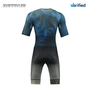 Completo da Ciclismo Traspirante Personalizzato Endurance Trisuit da Uomo per Triathlon e Pattinaggio di Velocità - Product Image 3