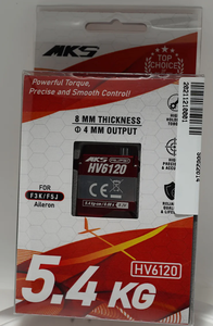 MKS HV6120 ชุดเกียร์ปีกอลูมิเนียมสำหรับโดรน 100 กก. 5.4 กก. ซม. 0.08 วินาที 11.0 กรัม 8 มม. 23 กรัม น้ำหนักบรรทุก UAV - Product Image 4