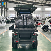 Voiturette de golf électrique tout-terrain 4 places au design luxueux, homologuée pour la route, avec batterie 48V/72V, mini-voiturette de golf personnalisable