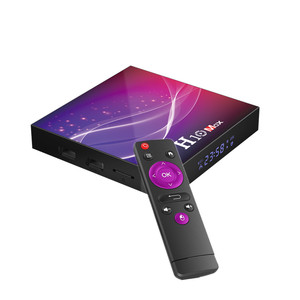 H10 Max <span class=keywords><strong>TV</strong></span> Box 10.0 Android 4GB RAM 64GB ROM Allwinner H616 Quad Core 2.4G WIFI 6K lettore multimediale HDR Set Top Box - Product Image 1
