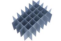 Boîte de séparation creuse en coroplast, boîte d'emballage pour vin en plastique PP ondulé robuste, boîtes de tri, coroplast personnalisé, corflute
