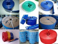4 Bar 6 Bar PVC Manga Layflat Azul 2 "3" 4 "6" pour l'irrigation goutte à goutte agricole