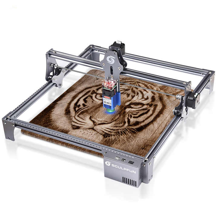 SCULPFUN レーザープリンター 本体カット、彫刻できます