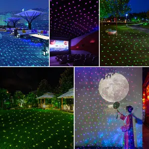 15W Dynamic Starry Sky Laser Lighting Park Courtyard Decoration Rotating Atmosphere Light Outdoor Radiant Light