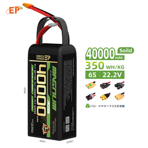 Batterie de drone à semi-conducteurs 45Ah 66AH 10C, pack de batteries LiPo polymère au lithium 6S 12S 18S pour UAV/VTOL à voilure fixe/Multirotor - Product Image 1