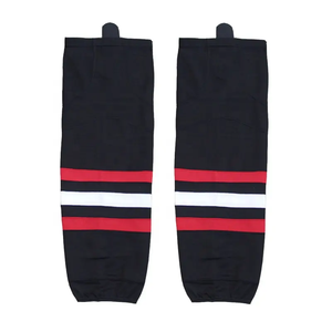 Chaussettes <span class=keywords><strong>de</strong></span> <span class=keywords><strong>hockey</strong></span> sur glace personnalisées pour hommes et femmes Chaussettes <span class=keywords><strong>de</strong></span> sport en tricot pour jeunes, toutes couleurs, sublimation complète - Product Image 4