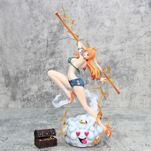 ฟิกเกอร์อนิเมะสาวเซ็กซี่คุณภาพสูง32ซม. ฟิกเกอร์หนึ่งชิ้น Nami ในกางเกงยีนส์ขาสั้นสะสมโมเดลแอคชั่นฟิกเกอร์ - Product Image 4