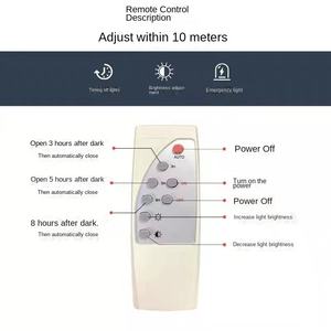 ไฟโซลาร์เซลล์รูปดอกยิปโซฟิลลา อลูมิเนียม LED กันน้ำ สำหรับบ้าน สวน ถนน ควบคุมเวลา ขายส่ง - Product Image 4