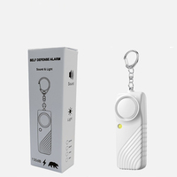 Mini porte-clés alarme de sécurité personnelle, porte-clés pour femmes, enfants, personnes âgées, alarme de panique SOS d'urgence, porte-clés de défense personnelle, alarme 130 dB