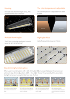 Hishine K11 Projecteur LED Linéaire à Capteur Intelligent pour Entrepôt Industriel, Grand Angle de Faisceau, Intensité Variable, pour Atelier et Supermarché