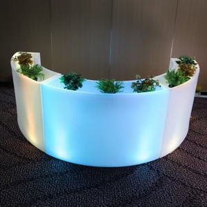 Nouveaux pots <span class=keywords><strong>de</strong></span> jardin et jardinières LED à changement <span class=keywords><strong>de</strong></span> couleur RVB, grands pots à fleurs d'extérieur en plastique blanc <span class=keywords><strong>de</strong></span> luxe, illuminés et <span class=keywords><strong>lumineux</strong></span> - Product Image 5