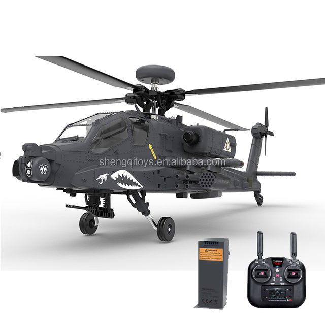 LK Toys 1/32 F11-S AH64 RC Helicopter 2.4G 6CH Aileronless 6G/3D Stunt Remote Control Helicopter with GPS