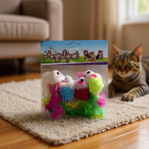 Giocattolo per Animali Domestici a Forma di Topo in Peluche - Product Image 2