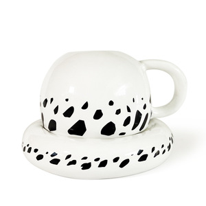 Tazza e Piattino in Ceramica Bianca con Personaggi Anime <span class=keywords><strong>One</strong></span> <span class=keywords><strong>Piece</strong></span> Luffy, Set Creativo per Coppie, Decorazione per la Casa - Product Image 6