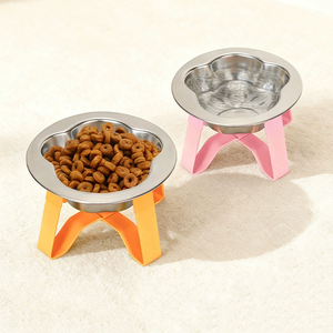 Nouvelle <span class=keywords><strong>gamelle</strong></span> pour animaux de compagnie en acier inoxydable 304 au design mignon avec base antidérapante en silicone, facile à nettoyer, <span class=keywords><strong>gamelle</strong></span> pour <span class=keywords><strong>chien</strong></span> et chat, produits pour animaux de compagnie - Product Image 1