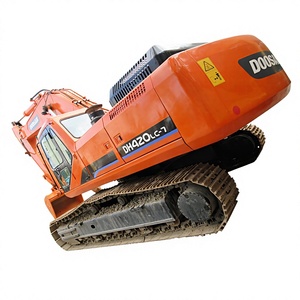 รถขุดตีนตะขาบ Doosan Dh420lc-7 มือสองสำหรับขาย ชิ้นส่วนสำคัญประกอบด้วยมอเตอร์ เครื่องยนต์ เกียร์บ็อกซ์ และปั๊ม - Product Image 1