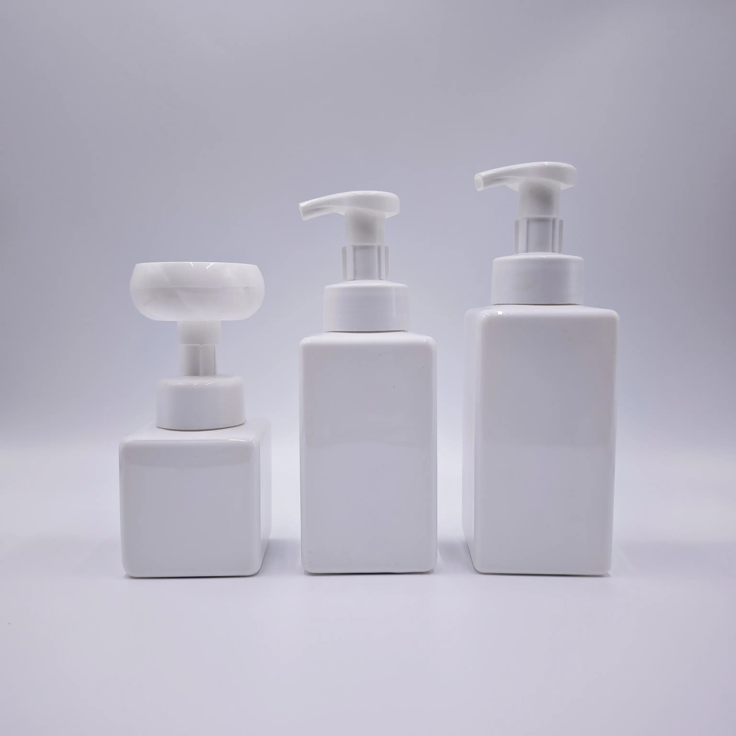 בקבוקי שטיפת ידיים מפלסטיק חיטוי מתקן סבון נוזלי חומר ניקוי בקבוקי משאבת קצף פרחים