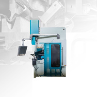 WE67K mesin tekuk atas 160T 4000mm 5 Meter 6 + 1 AS Cnc mesin tekuk rem meja 6000 mm