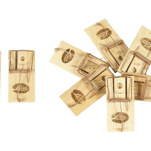 Trampas para Ratones de Madera, Paquete de 100, Trampa para Control de Plagas - Product Image 1