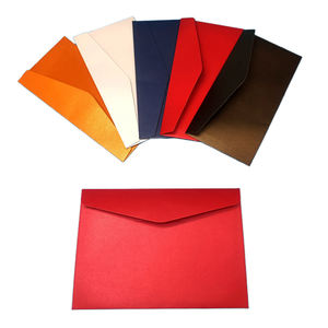 Enveloppe-cadeau de luxe, enveloppe porte-monnaie 4 1/8 X 9 1/2 avec fenêtre, impression couleur intégrale, dorure/argenture à chaud, logo n°10, tailles personnalisables - Product Image 1